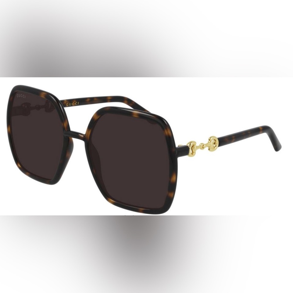 Gucci Havana Sunglasses with Brown lenses (GG0890S 002 55) NWT - Picture 10 of 11